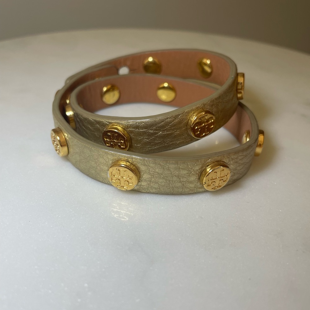 Tory Burch Leather Wrap Bracelet